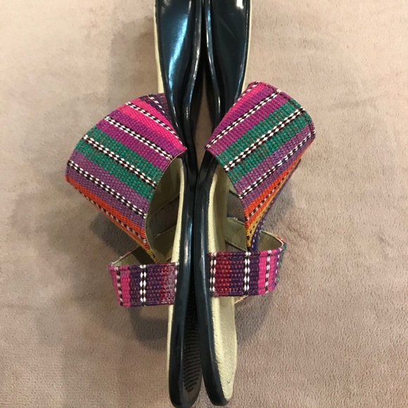 Multi-color Sandals Made in Guatemala - Picture 4 of 5